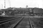 Die frisch mit Neubaukessel ausgerüstete 01 178 wendet auf der Drehscheibe im Bw Nürnberg Hbf. (1962) <i>Foto: Gerhard Moll</i>