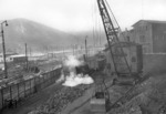 Die 1896 bei Hohenzollern gebaute pr. T 3 (89 7216) war jahrelang als Verschublok im Bw Oberlahnstein tätig. (02.1954) <i>Foto: Slg. Eisenbahnstiftung</i>