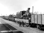 Transport einer russischen Feldbahnlok. (1942) <i>Foto: RVM (Ittenbach)</i>