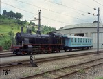 Die Bodensee-Toggenburg-Bahn (BT) war eine Eisenbahngesellschaft in der Ostschweiz. Sie bestand von 1910 bis zur Fusion mit der «alten» Südostbahn (SOB) zur «neuen» Schweizerischen Südostbahn AG (SOB) am 1. Januar 2001. (23.07.1984) <i>Foto: Joachim Bügel</i>