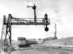 Ein S-Bahnzug nach Mahlow nördlich des S-Bahnhofs Berlin Bornholmer Straße. (1943) <i>Foto: RVM (Ittenbach)</i>