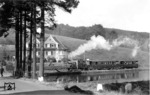 Lok 18 der Kreis Altenaer-Eisenbahn in Augustenthal. (10.09.1935) <i>Foto: DLA Darmstadt</i>