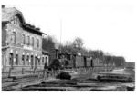 Ein Personenzug im Bahnhof Bentheim. (1911) <i>Foto: Slg. Eisenbahnstiftung</i>