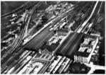 Luftbildaufnahme auf den Bahnhof Halle an der Saale. (1931) <i>Foto: RVM</i>