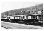 Dampftriebwagen DT 51 auf Werksprobefahrt im Bahnhof Hannoversch Münden. (1936) <i>Foto: RVM (Kreutzer)</i>