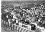 Luftaufnahme auf den Bahnhof Oberlahnstein (b. Koblenz). (1931) <i>Foto: RVM</i>