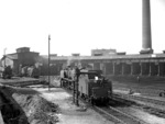 41 010 vom Bw Mönchengladbach im Bw Duisburg Hbf. (1950) <i>Foto: Willi Marotz</i>