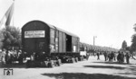Vorführungsfahrzeug des Culemeyer-Straßenrollers nahe des Völkerschlachtdenkmals in Leipzig. (1935) <i>Foto: RVM</i>