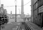 Blick in das Bw Dortmund-Dortmunderfeld. Links steht 55 5041 vom Bw Essen-Nord. (1952) <i>Foto: Willi Marotz</i>
