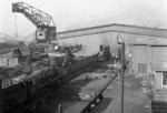 50 840 vom Bw Hamm (links) und 50 3147 (Bw Hohenbudberg) im Bw Dortmund Rbf. (1954) <i>Foto: Willi Marotz</i>