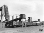 Erzverladeanlage der in der südlichen Ukraine im Verwaltungsbezirk Dnjepropetrowsk gelegenen Stadt Kriwoj Rog. (1943) <i>Foto: RVM (Hollnagel)</i>