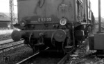 Detailaufnahme der E 93 09 vor einem Güterzug in Schorndorf. (1966) <i>Foto: Burkhard Wollny</i>