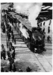 Die fabrikneue 05 001 verlässt die Borsigwerke in Berlin-Tegel. (03.1935) <i>Foto: RVM</i>