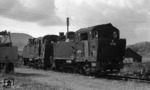 99 716 und 99 704 nach dem Ende ihrer aktiven Zeit im Bahnhof Beilstein. (08.10.1967) <i>Foto: Burkhard Wollny</i>