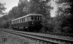 Glück für den Fotografen: Statt des planmäßigen Schienenbusses (VT 171) erschien der Vorkriegs-VT 137 198 bei Berlin-Kohlhasenbrück. (27.07.1968) <i>Foto: Burkhard Wollny</i>