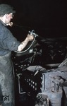 Lackierarbeiten im Aw Frankfurt-Nied. (1953) <i>Foto: Siegfried Born</i>