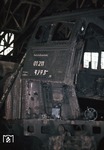 Abbau des Führerhauses der 01 211. (1953) <i>Foto: Siegfried Born</i>