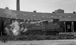 78 192 vor dem Rundlokschuppen ihrer Heimatdienstelle in Aalen. (13.05.1968) <i>Foto: Burkhard Wollny</i>