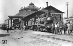 Lok 536, eine Schnellzuglok der Gattung S 5 (vormals A 18) der Reichseisenbahnen in Elsaß-Lothringen. Die Maschinen waren mit der preußischen S 5.1 der Bauart "De Glehn" weitgehend baugleich. (1912) <i>Foto: RVM-Archiv</i>