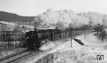 003 088 vor P 2712 (Crailsheim - Backnang) bei Oppenweiler. (27.02.1971) <i>Foto: Burkhard Wollny</i>