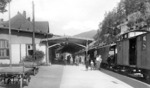 Der Bahnhof Oberschreiberhau an der "Zackenbahn" Hirschberg - Polaun. (1925) <i>Foto: RVM-Archiv</i>