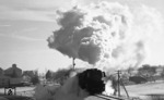 023 002 verlässt vor P 2725 (Lauda - Crailsheim) den Bahnhof Satteldorf.  (19.12.1973) <i>Foto: Burkhard Wollny</i>