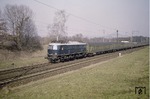 E 18 16 vor E 534 bei Freilassing. (05.03.1965) <i>Foto: Slg. Eisenbahnstiftung</i>