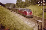 V 200 014 vor D 93 "Bavaria" bei Lindau-Aeschach. (09.1962) <i>Foto: Slg. Eisenbahnstiftung</i>