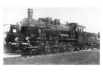 5021 Oppeln, eine auf Heißdampf umgebaute pr. G 9 (spätere BR 55.23), auf der eisenbahntechnischen Ausstellung in Seddin. (1924) <i>Foto: Rudolf Kallmünzer</i>
