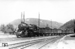 58 534 vom Bw Kornwestheim läuft mit einem Güterzug in den Bahnhof Geislingen/Steige ein. (19.06.1931) <i>Foto: DLA Darmstadt</i>