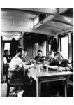 Pause im Bauzugwagen. (Datum unbekannt) <i>Foto: RVM</i>