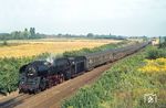 01 1514 schlängelt sich mit dem E 315 "Gedania" (Gdynia - Szczecin - Berlin-Lichtenberg) durch die Weichen des Karower Kreuz beim Stellwerk "Ako". (25.08.1979) <i>Foto: Helmut Dahlhaus</i>