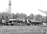 52 5287 (Krenau, Baujahr 1944) in ihrem Heimat-Bw Falkenberg (Elster). (27.09.1980) <i>Foto: Michael Malke</i>