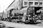 57 2801 (BMAG, Baujahr 1922) in ihrer mecklenburgischen Heimat Güstrow. (16.04.1967) <i>Foto: Rudi Lehmann, Slg. A. Höfig</i>
