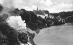 70 012 (Bw Rosenheim) auf einer zeitgenössischen Postkarte bei Wasserburg am Inn, die vom RVM in den 1930er Jahren vertrieben wurde. Die Lok wurde vom Lokbf Wasserburg (Inn) Stadt auf der Stichbahn nach Wasserburg (Inn) Bahnhof eingesetzt. (1934) <i>Foto: RVM</i>