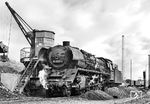 41 1155 (Bw Saalfeld/Saale) ergänzt ihre Vorräte in der Einsatzstelle Göschwitz. (06.1975) <i>Foto: Martin Heller</i>
