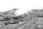 41 1180 mit Ng 66473 nach Saalfeld (Saale) unterhalb der Leuchtenburg bei Kahla. (07.01.1983) <i>Foto: Thomas Fischer</i>
