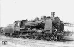 Porträtaufnahme der 17 1008 (Bw Hamm/Westf) im Bw Köln Bbf. Die Lok kam erst im Dezember 1932 von der Rbd Oppeln. (24.03.1933) <i>Foto: DLA Darmstadt (Bellingrodt)</i>