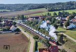 50 4073 befördert den DGS 95273 durch Wörnitzstein. (23.09.2026) <i>Foto: Joachim Schmidt</i>