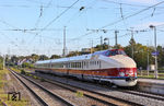 VT 18.16.07 auf der Rückfahrt nach Dresden in Solingen Hbf. (04.10.2026) <i>Foto: Joachim Bügel</i>