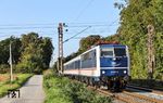 TRI 111 027 mit DLr 88295 (Hameln - Köln Bbf) bei Solingen-Ohligs. (04.10.2026) <i>Foto: Joachim Bügel</i>