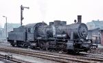 55 4618 in ihrem Heimatbahnhof Halberstadt. Noch im Aufnahmejahr wurde die Lok am 25.11.1970 abgestellt. (05.1970) <i>Foto: Rolf Hahmann</i>