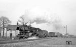 44 553 (Bw Crailsheim) mit Dg 6712 auf der Fahrt nach Heilbronn bei Maulach. (22.03.1967) <i>Foto: Reinhard Gumbert</i>