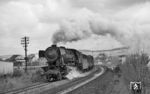 Am Karfreitag 1967 bringt die Crailsheimer 23 059 den P 2342 nach Osterburken in Königshofen (Baden) in Fahrt. (24.03.1967) <i>Foto: Reinhard Gumbert</i>