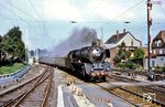 Die Bremer 01 167 fährt mit E 748 nach Osnabrück in Buchholz (Kr Harburg) ein. (08.1968) <i>Foto: Robin Fell</i>