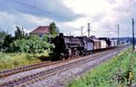 Nicht viel Mühe wird die Osnabrücker 41 096 mit diesem Zug gehabt haben. Am Schrankenposten 120 hat sie ihr Ziel in Osnabrück fast erreicht. (08.1968) <i>Foto: Robin Fell</i>