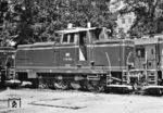V 60 888 war gerade drei Tage im Dienst, als sie Basil Roberts in Nürnberg antraf. Nach ihrer Ausmusterung bei der DB im Jahr 2013 wurde sie von der BayernBahn in Nördlingen übernommen. (10.09.1960) <i>Foto: Basil Roberts</i>