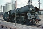 01 520 wurde Anfang 1964 im Raw Meiningen aus 01 162 rekonstruiert. Die Erfurter Loks kamen bis 1973 im kleinen Grenzverkehr nach Bebra. (02.05.1970) <i>Foto: Wolfgang Bügel</i>