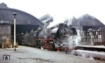 03 2150 vor P 3507 nach Dresden in Görlitz Hbf. (03.03.1973) <i>Foto: Wolfgang Bügel</i>