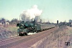 03 2098 (Bw Oebisfelde) vor E 544 nach Stendal auf dem Berliner Außenring bei Altglienicke. (21.03.1975) <i>Foto: Wolfgang Bügel</i>